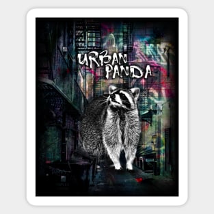 Urban Panda Abstract Sticker